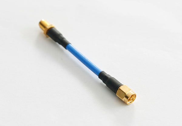 Aomway SMA Plug to SMA Jack Conversion Cable L=80mm Blue
