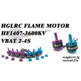 HGLRC Flame 1407 3600KV 3-4S Brushless Motor