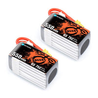 BetaFPV 6S 550mAh 75C Lipo Battery (2 pcs)