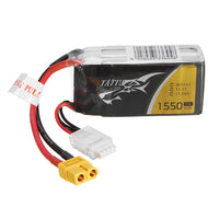 TATTU 1550mAh 11.1V 75C 3S1P Lipo Battery