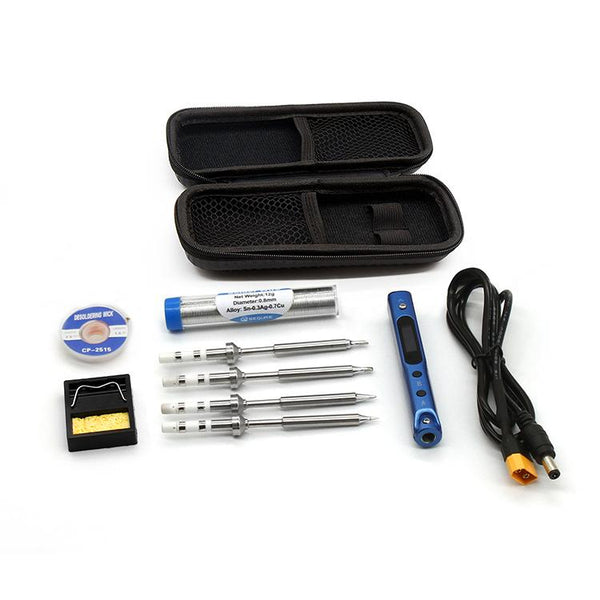 SEQURE SQ-001 65w Adjustable Soldering Iron with Tool Bags (w/ AC Power Adaptor)